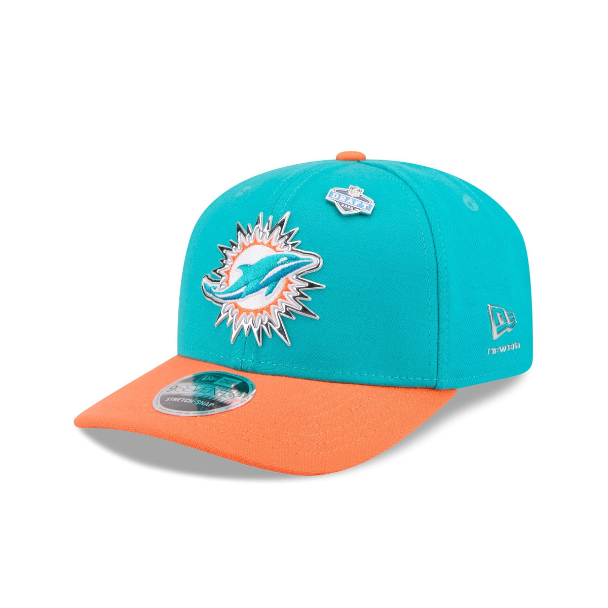 Miami Dolphins 2026 Draft 9SEVENTY Stretch-Snap Hat