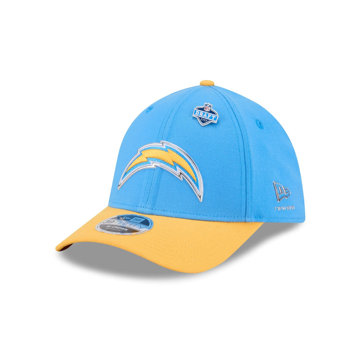 Los Angeles Chargers 2026 Draft 39THIRTY M-Crown Stretch Fit Hat
