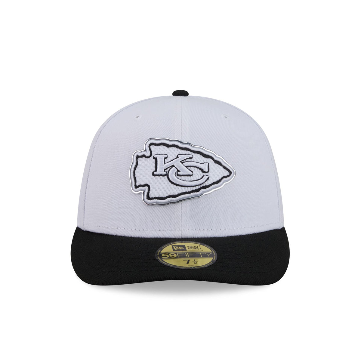 Kansas City Chiefs 2026 Draft Black and White 59FIFTY Fitted Hat