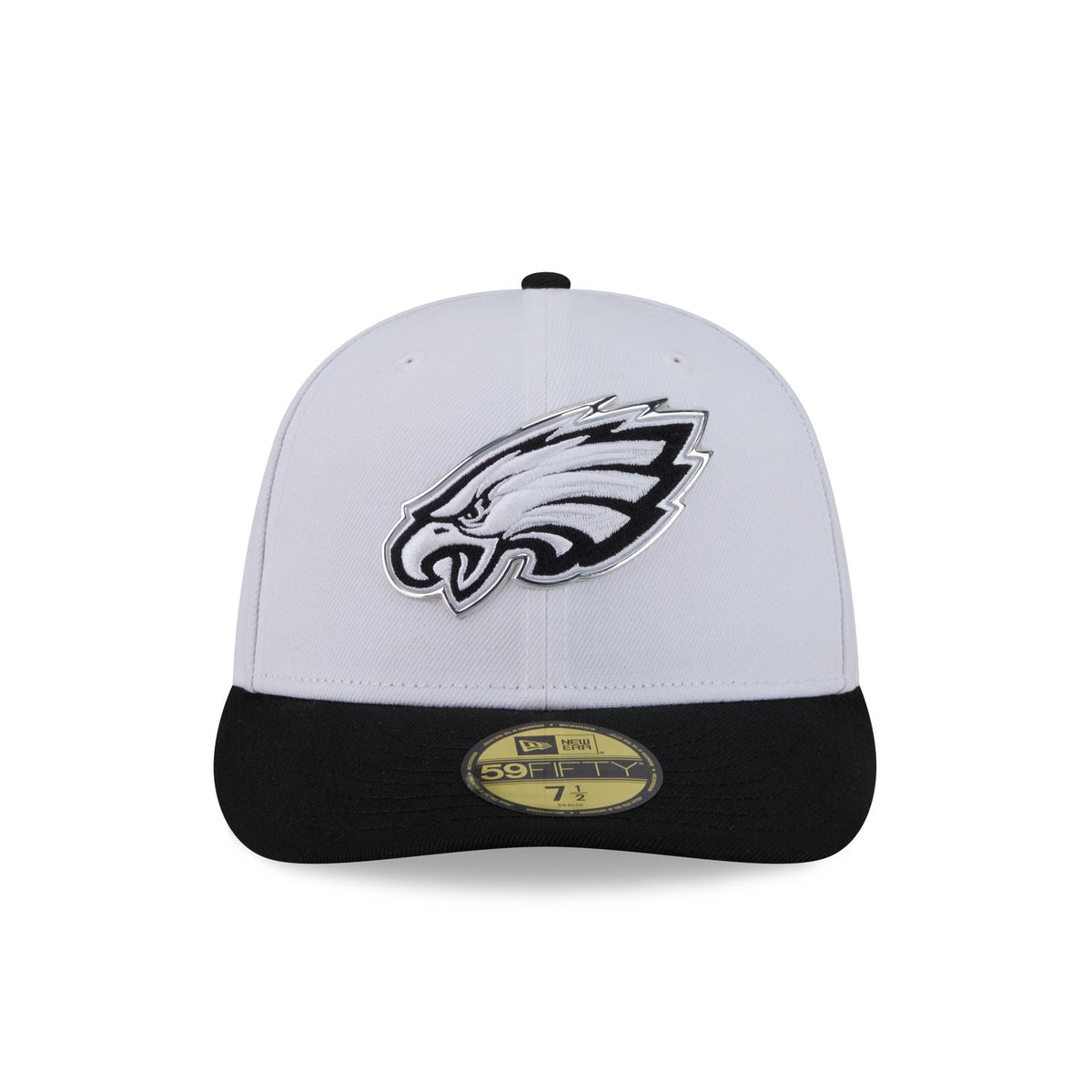Philadelphia Eagles 2026 Draft Black and White 59FIFTY Fitted Hat