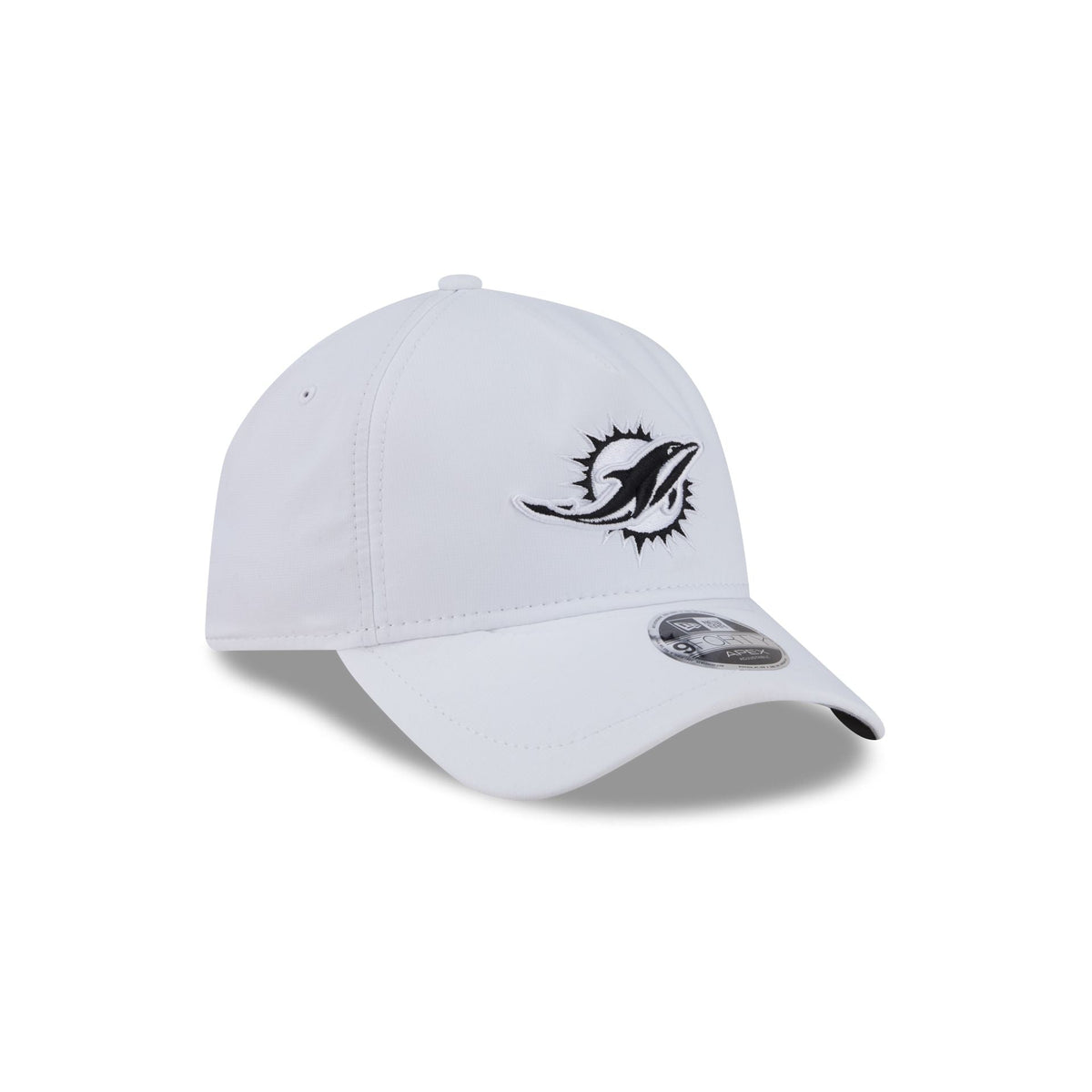 Miami Dolphins White 9FORTY APEX Snapback Hat