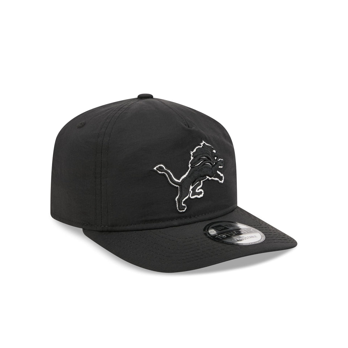 Detroit Lions Black Nylon 19TWENTY Adjustable Hat