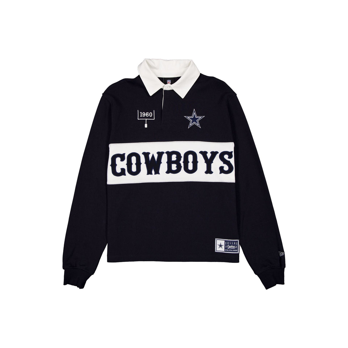 Dallas Cowboys Long-Sleeve Rugby T-Shirt