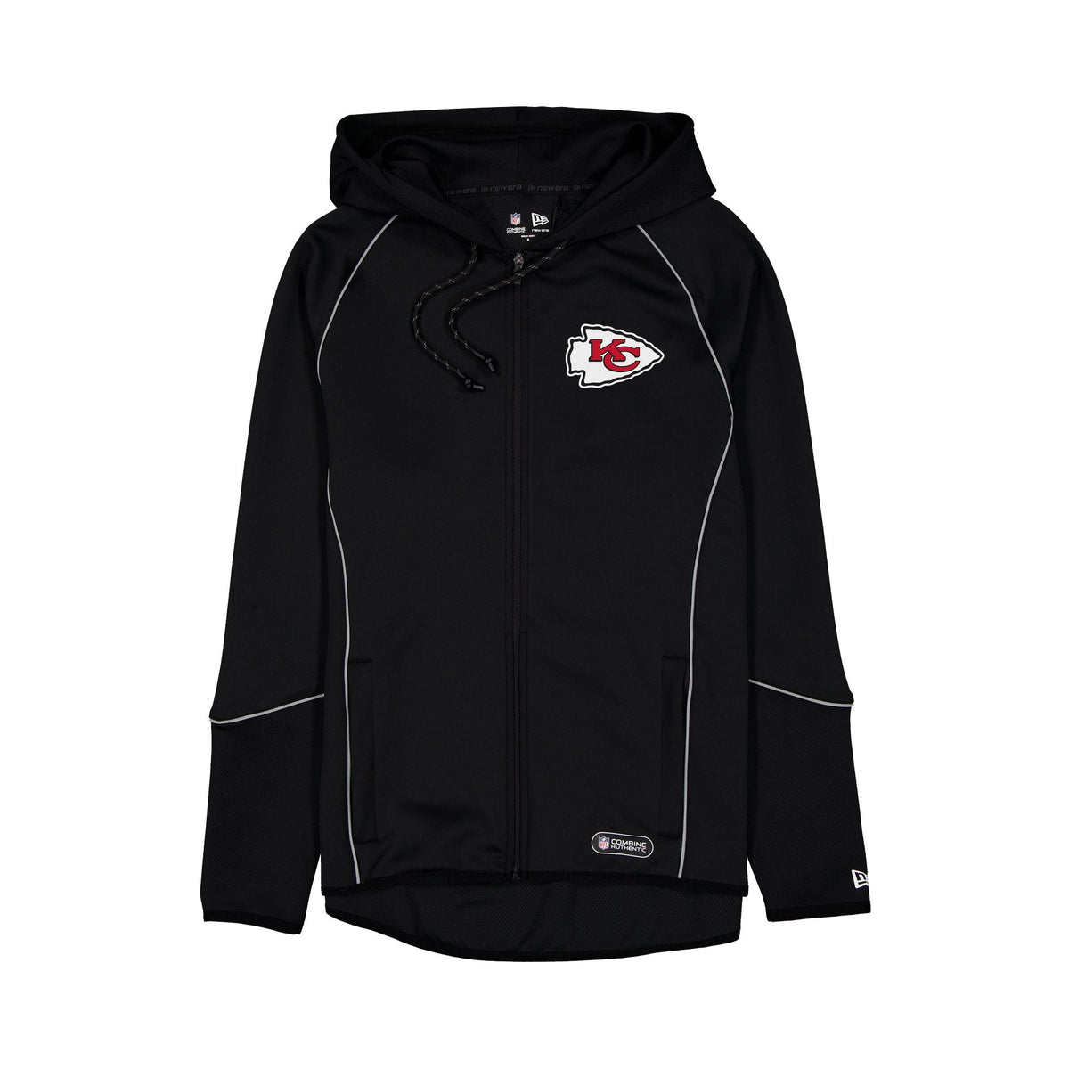 Kansas City Chiefs Accented Full-Zip Combine Hoodie