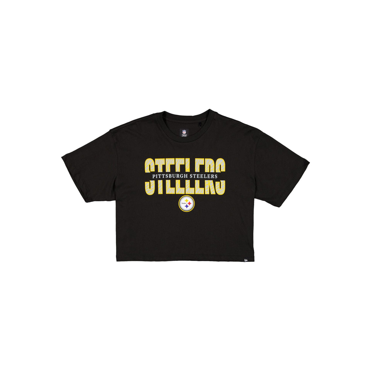 Pittsburgh Steelers Women's Cropped Split T-Shirt