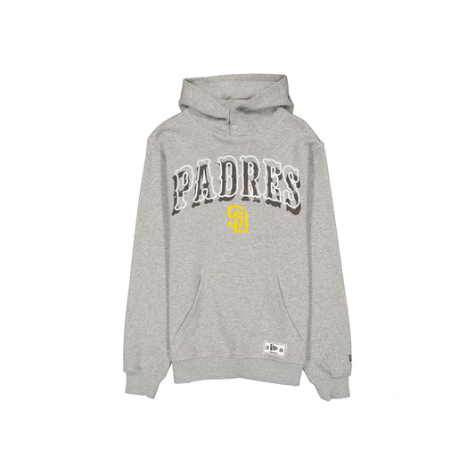 San Diego Padres Heather Gray Varsity Hoodie