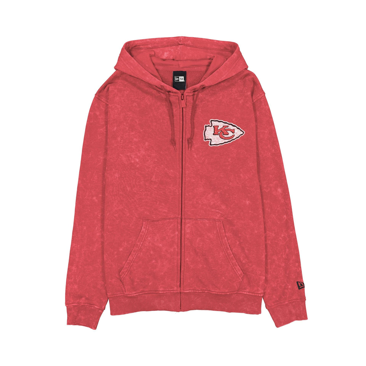 Kansas City Chiefs Washed Graphic Full-Zip Hoodie