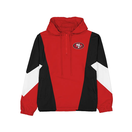 San Francisco 49ers Multicolor Quarter Zip Windbreaker