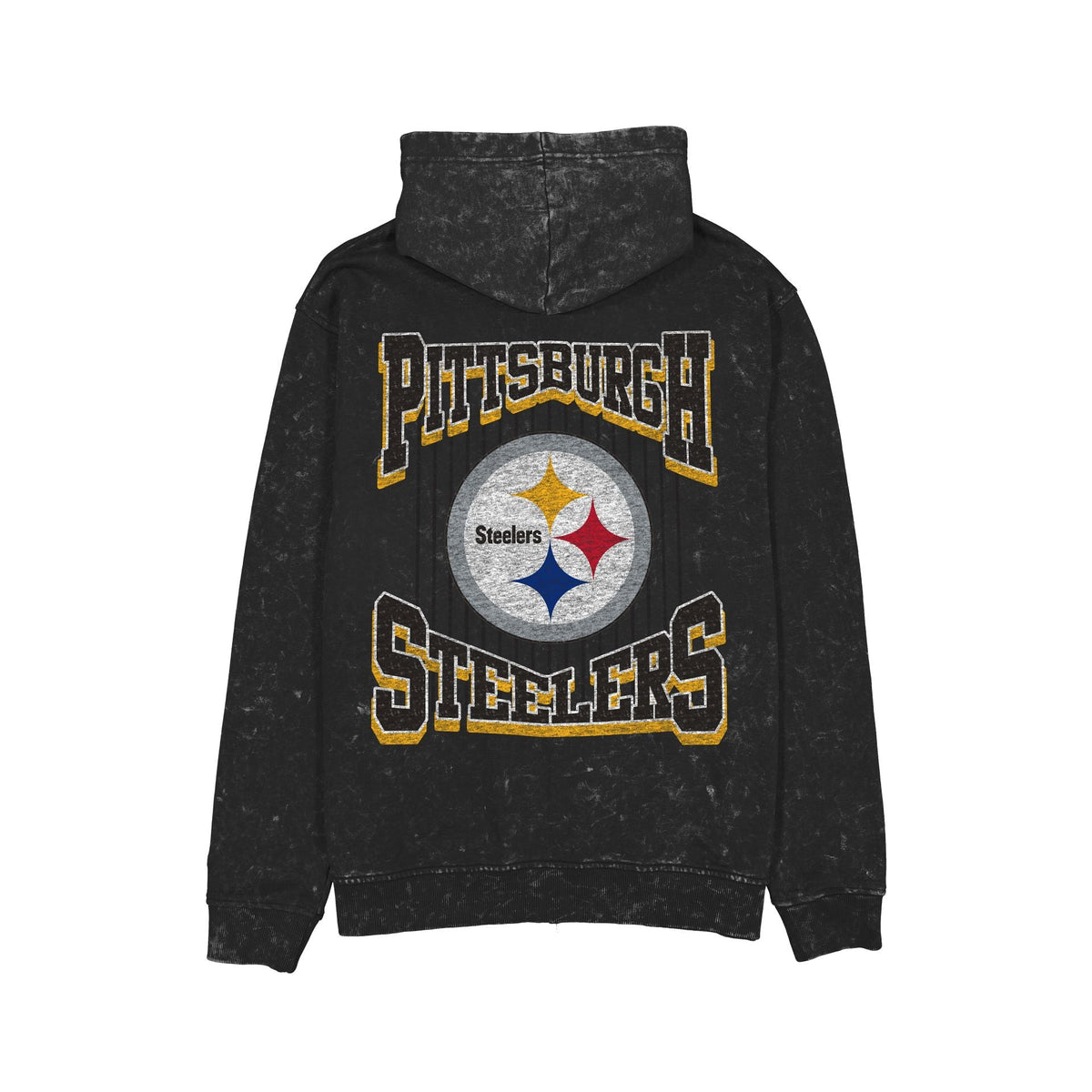Pittsburgh Steelers Washed Graphic Full-Zip Hoodie