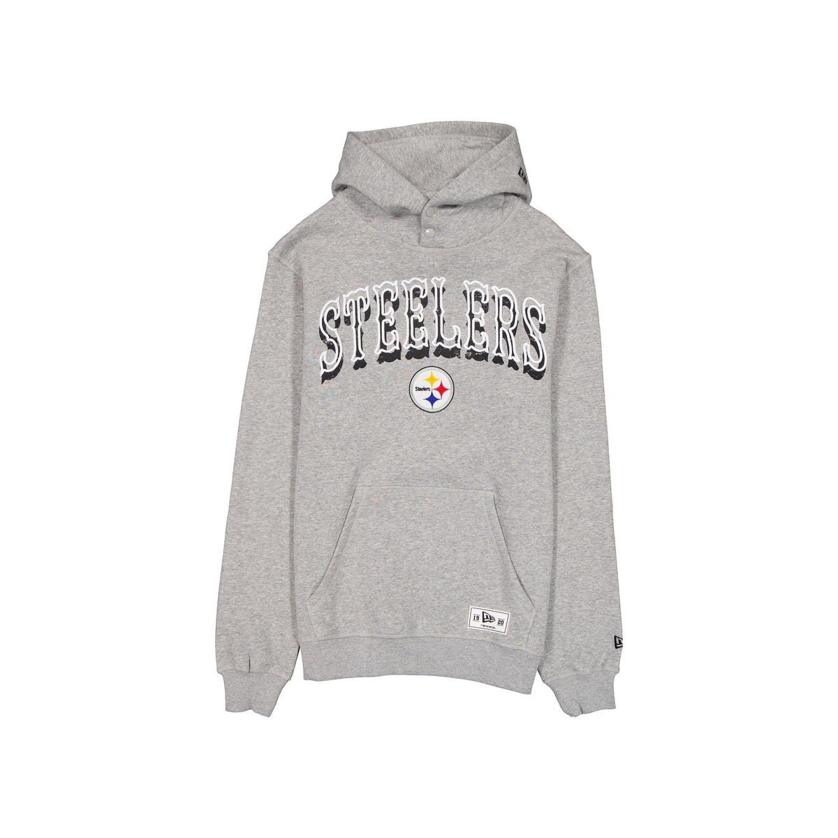 Pittsburgh Steelers Heather Gray Varsity Hoodie