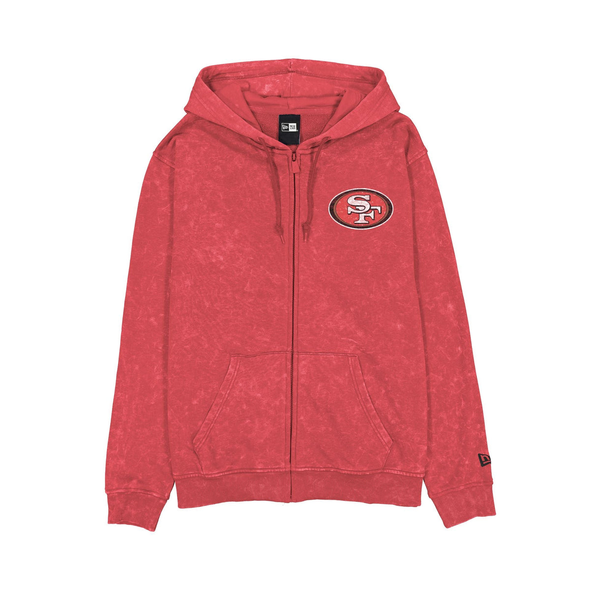 San Francisco 49ers Washed Graphic Full-Zip Hoodie