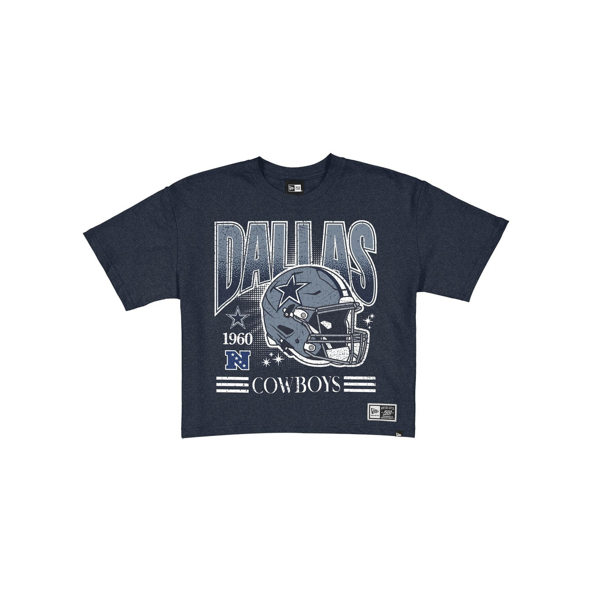 Dallas Cowboys Women's Throwback Cropped Graphic T-Shirt