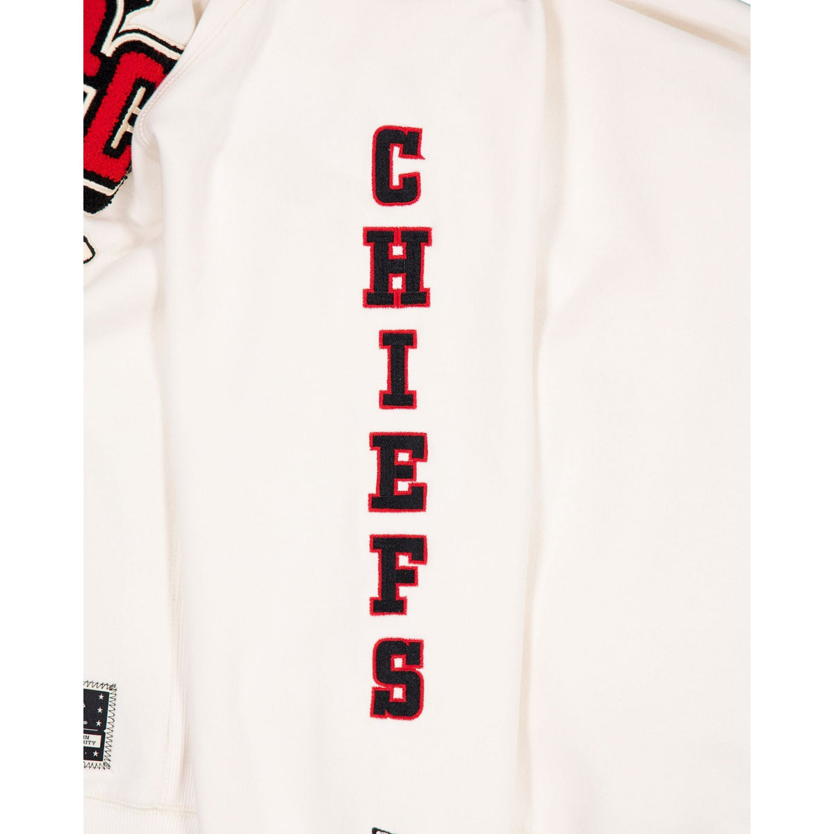 Kansas City Chiefs Women's Chrome White Varsity Crewneck