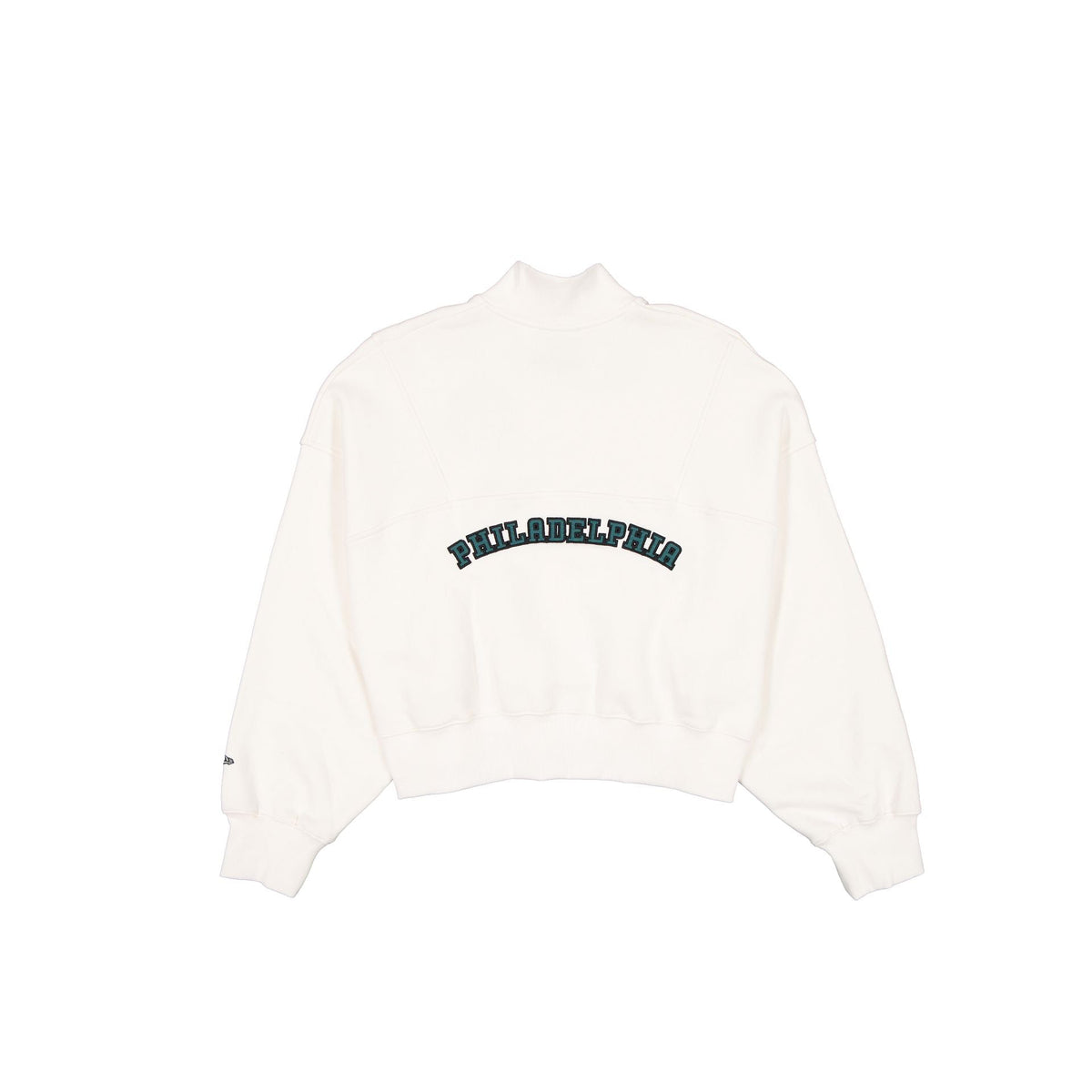 Philadelphia Eagles Women's Chrome White Quarter Zip