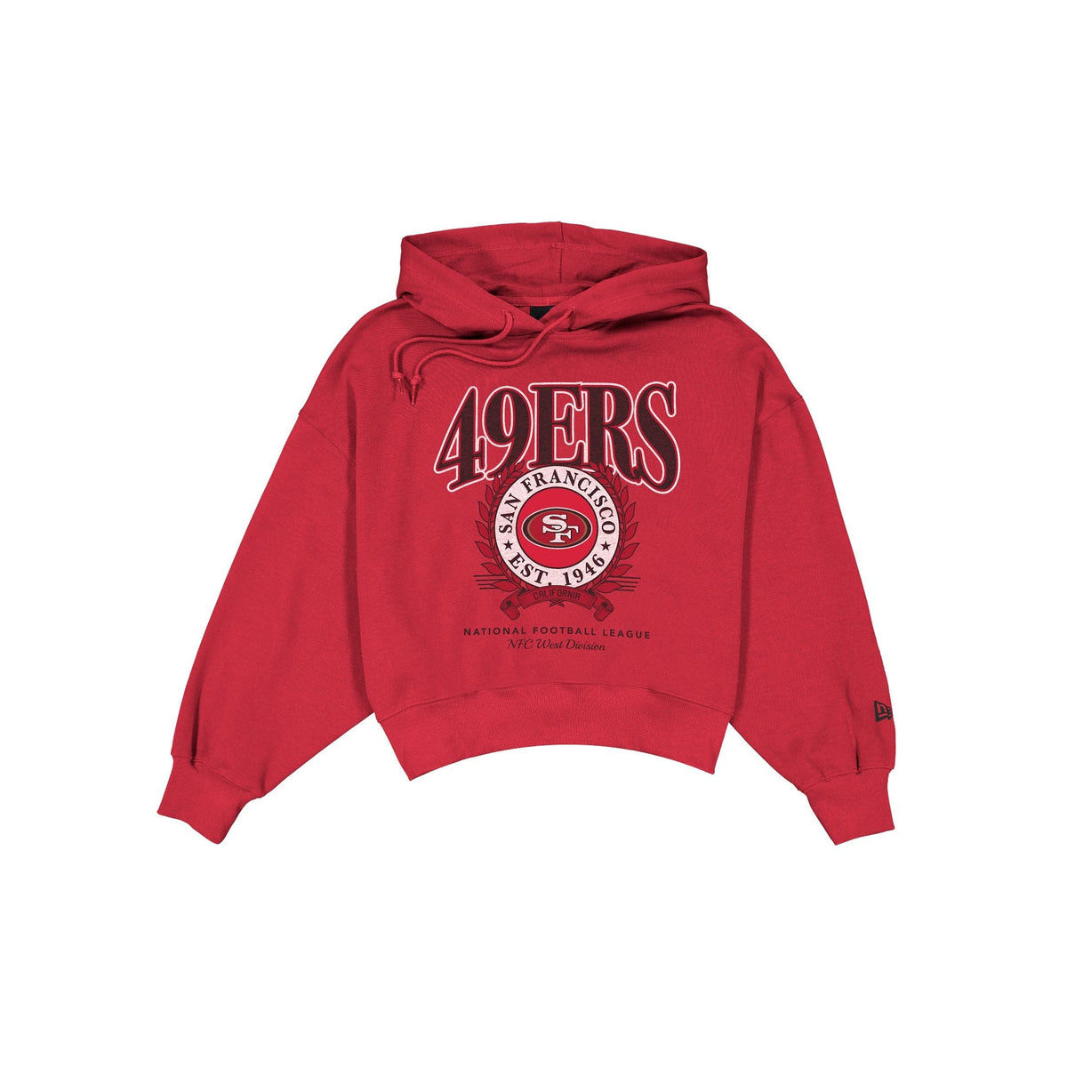 San Francisco 49ers Women's Boxy Laurel Hoodie