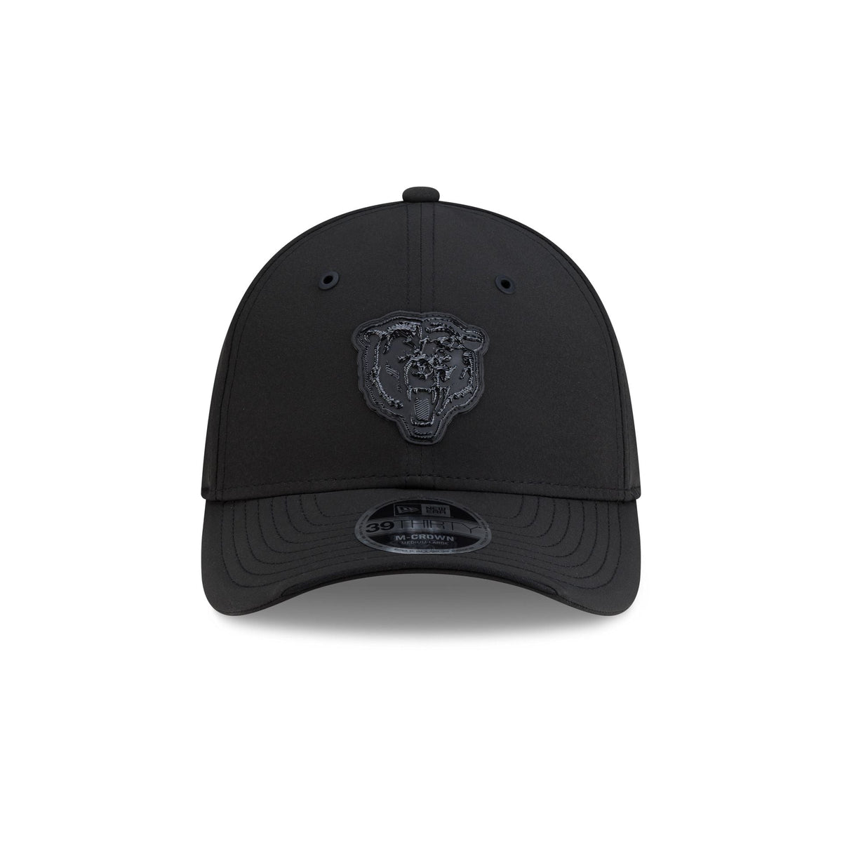 Chicago Bears 2026 Sideline Black 39THIRTY M-Crown Stretch Fit Hat