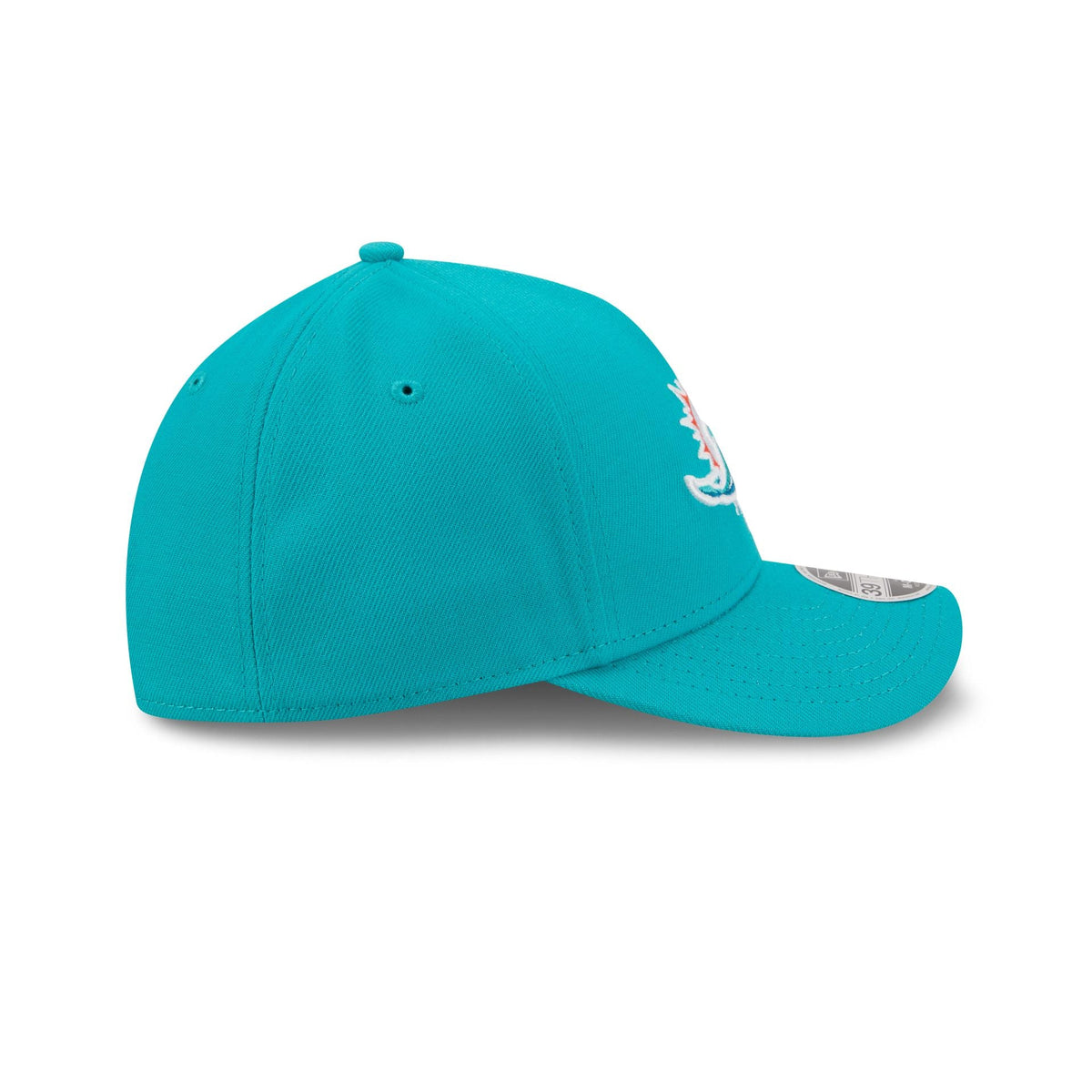 Miami Dolphins Poly 39THIRTY M-Crown A-Frame Stretch Fit Hat