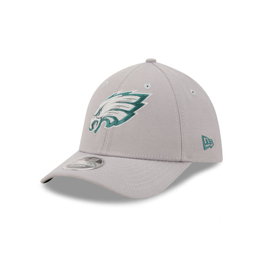 Philadelphia Eagles Poly Gray 39THIRTY M-Crown Stretch Fit Hat