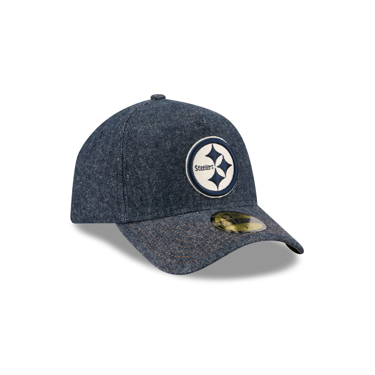 Pittsburgh Steelers Denim 59FORTY A-Frame Fitted Hat