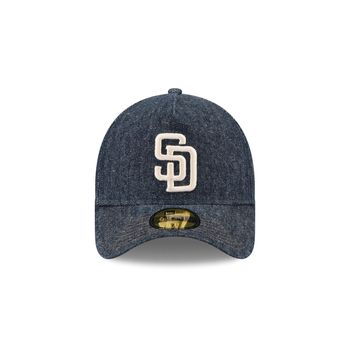 San Diego Padres Denim 59FORTY A-Frame Fitted Hat