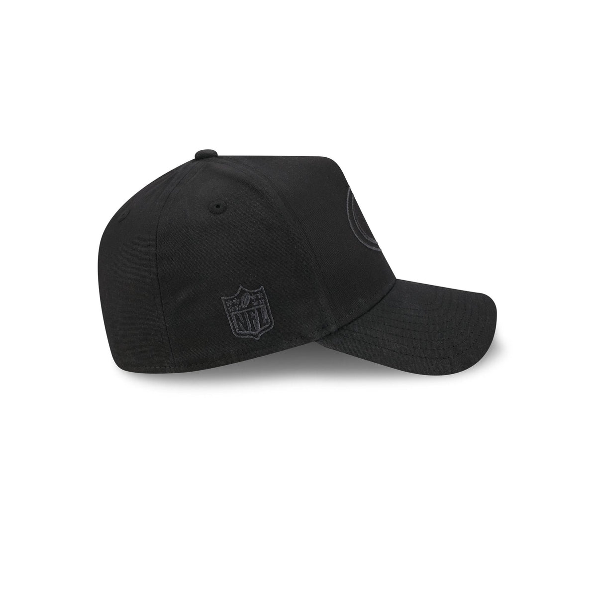 San Francisco 49ers Waxed Canvas Black 59FORTY A-Frame Fitted Hat