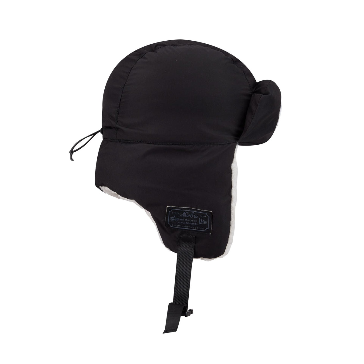 Alpha Industries x Chicago White Sox Black Puffer Trapper Hat