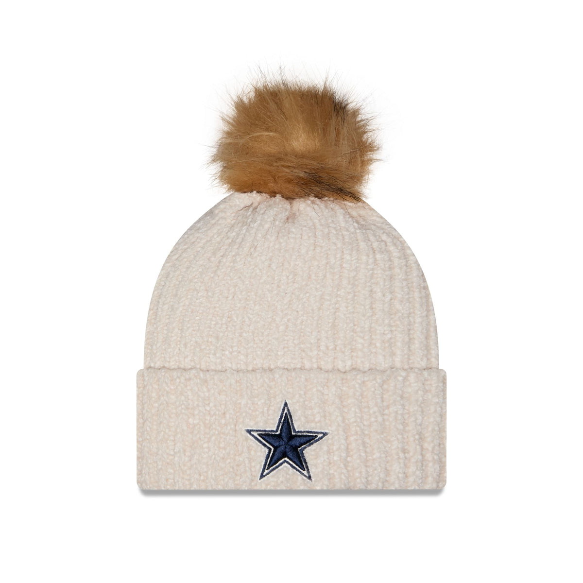 Dallas Cowboys Women's Sandy Linen Pom Knit Hat