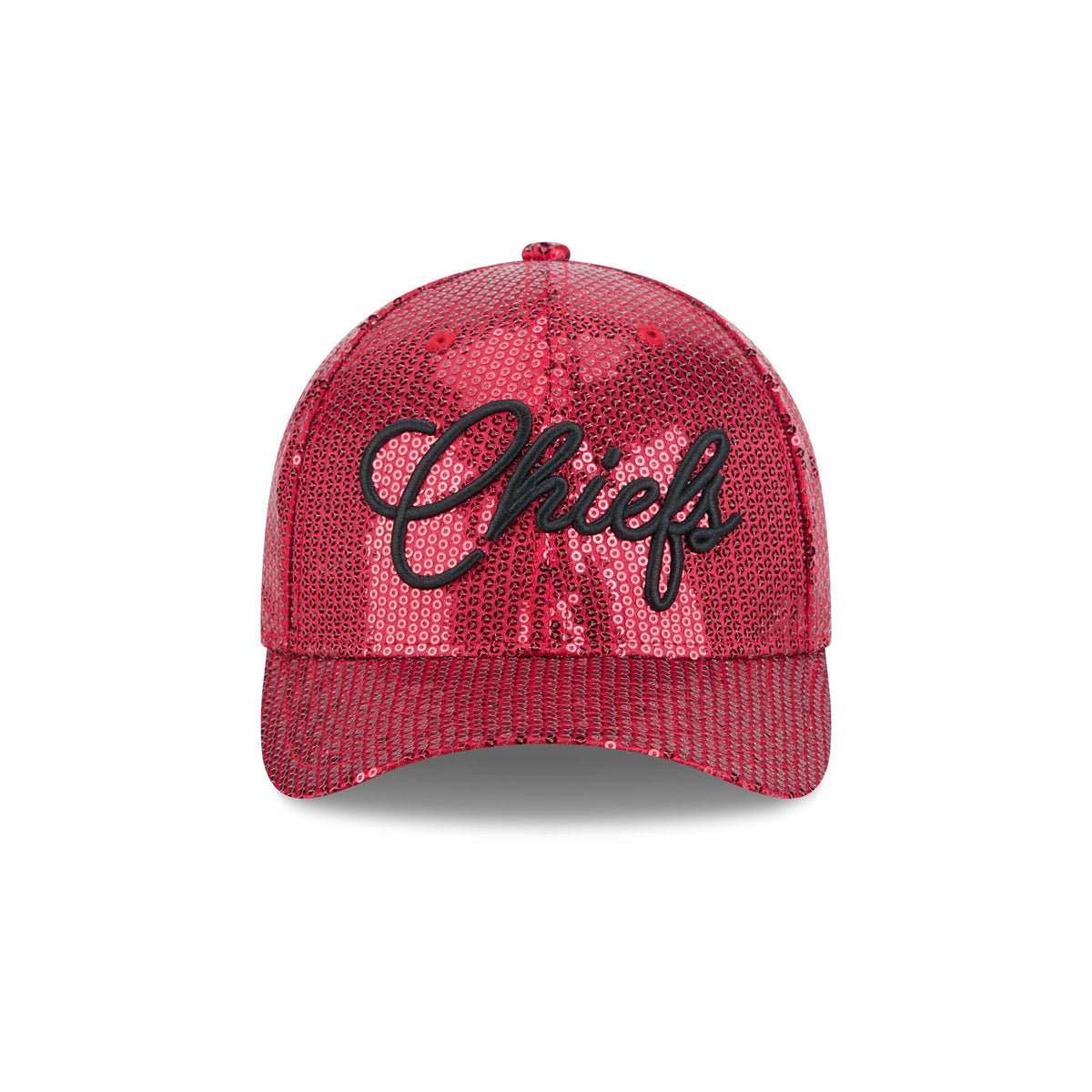 Kansas City Chiefs Sequin Script Women's 9FORTY M-Crown Snapback Hat