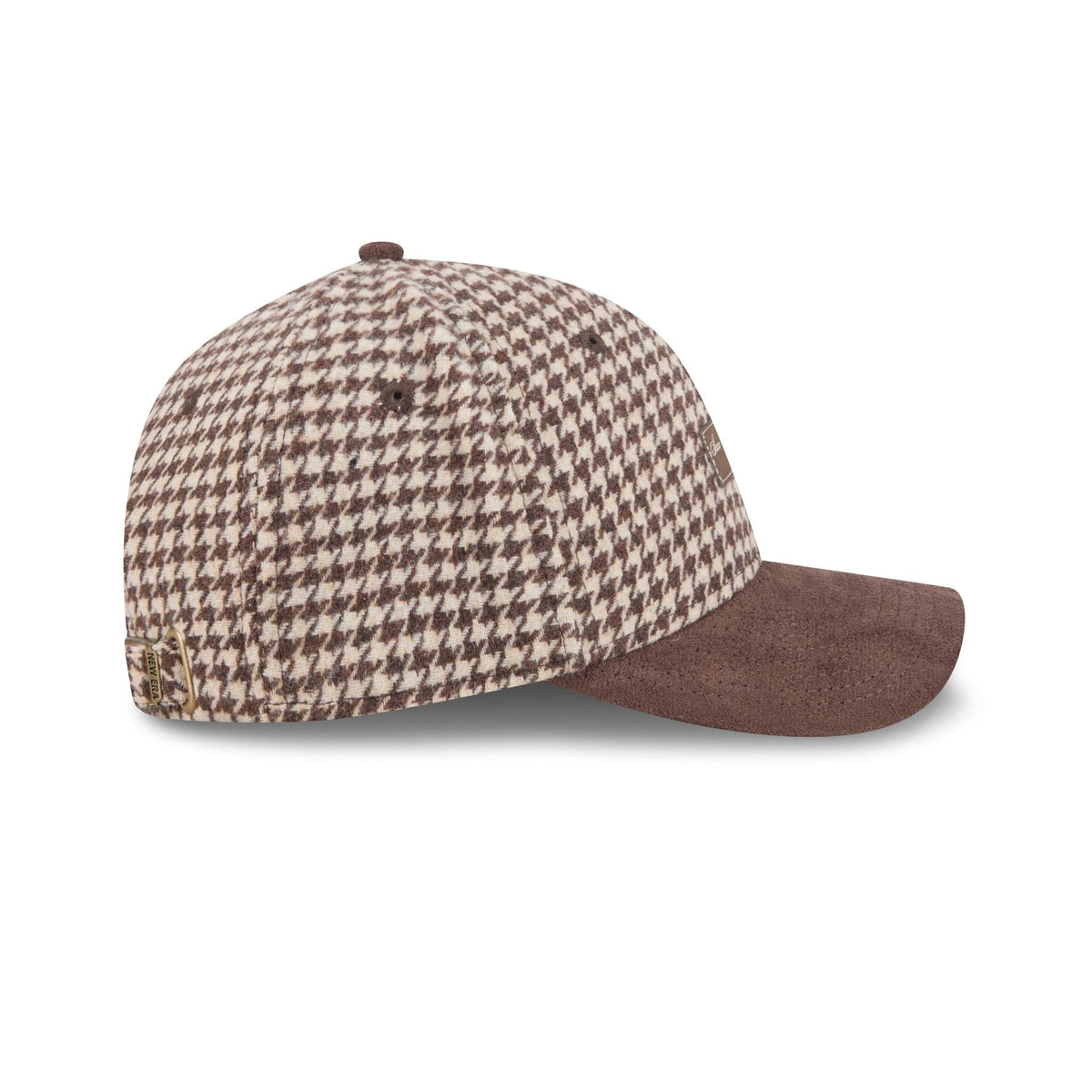 San Francisco 49ers Brown Houndstooth Women's 9FORTY M-Crown Adjustable Hat