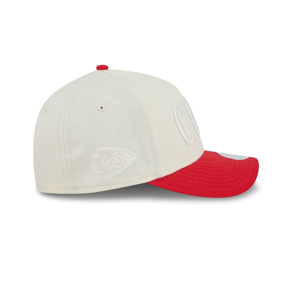 Kansas City Chiefs Two Tone Chrome Women's 9FORTY M-Crown A-Frame Snapback Hat