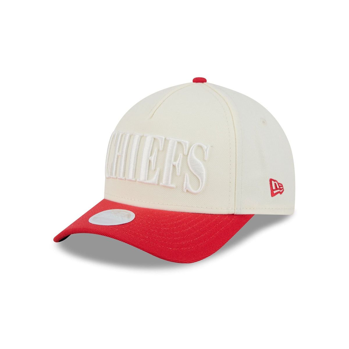 Kansas City Chiefs Two Tone Chrome Women's 9FORTY M-Crown A-Frame Snapback Hat
