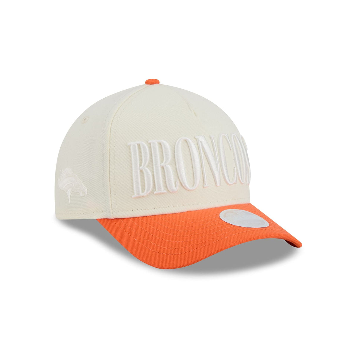 Denver Broncos Two Tone Chrome Women's 9FORTY M-Crown A-Frame Snapback Hat