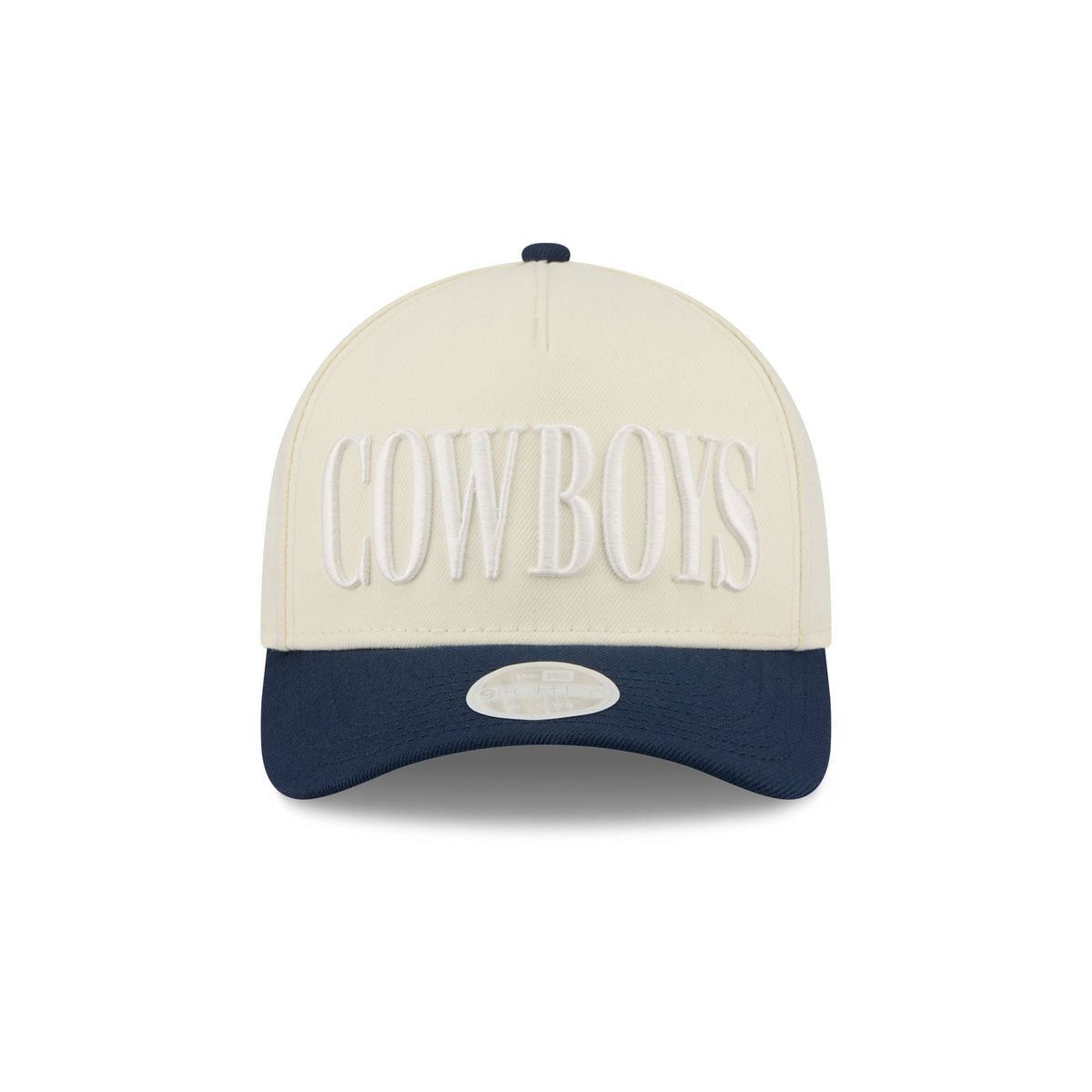 Dallas Cowboys Two Tone Chrome Women's 9FORTY M-Crown A-Frame Snapback Hat