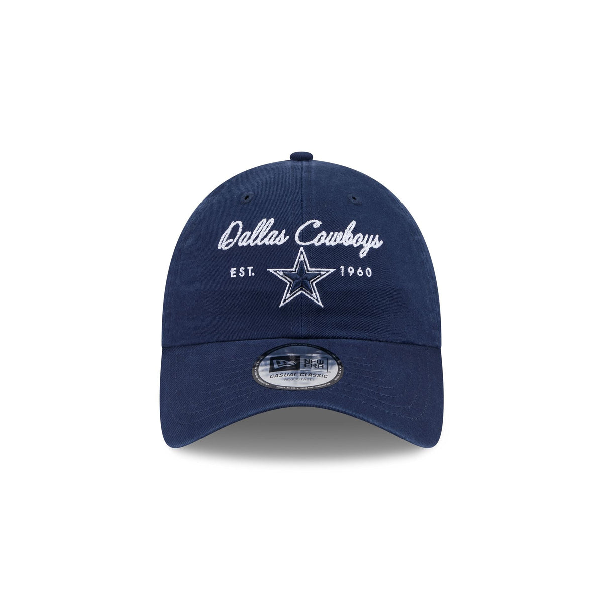Dallas Cowboys Script Wordmark Casual Classic Adjustable Hat