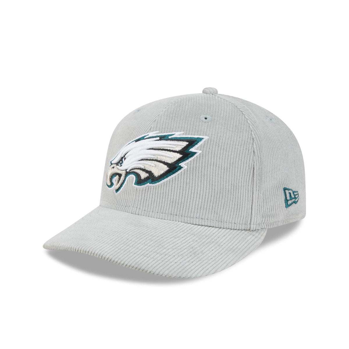 Philadelphia Eagles Light Gray Corduroy 59FIFTY Fitted Hat