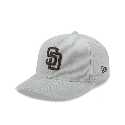 San Diego Padres Light Gray Corduroy 59FIFTY Fitted Hat