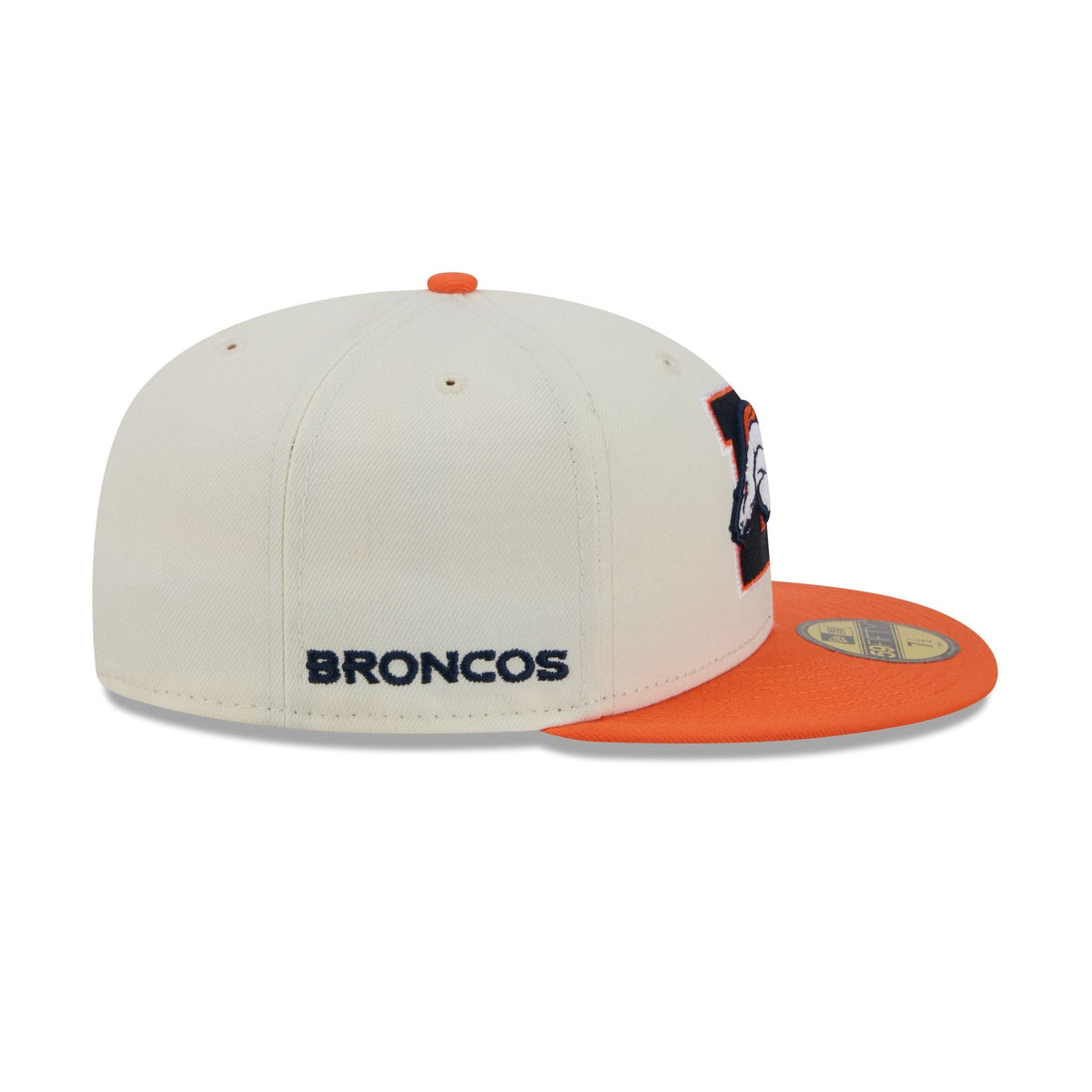 Denver Broncos Deceptor Chrome White 59FIFTY Fitted Hat
