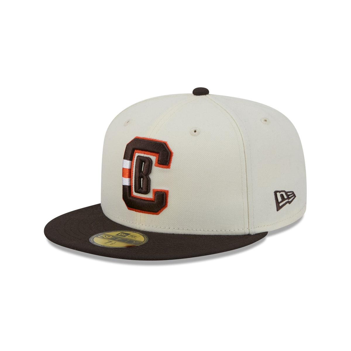 Cleveland Browns Deceptor Chrome White 59FIFTY Fitted Hat