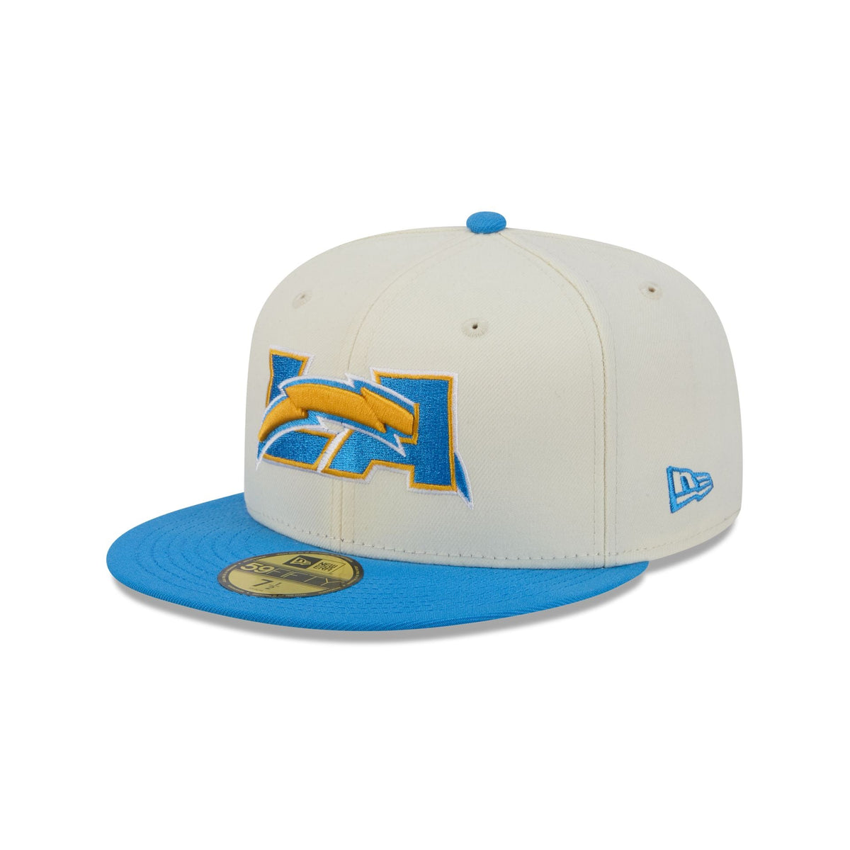 Los Angeles Chargers Deceptor Chrome White 59FIFTY Fitted Hat
