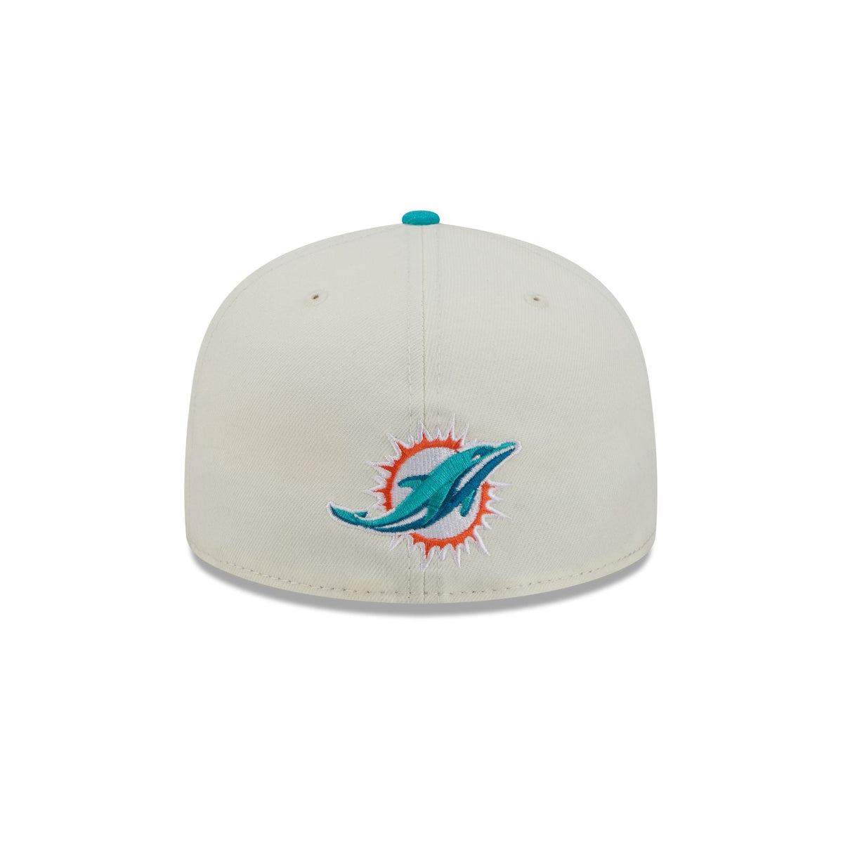 Miami Dolphins Deceptor Chrome White 59FIFTY Fitted Hat