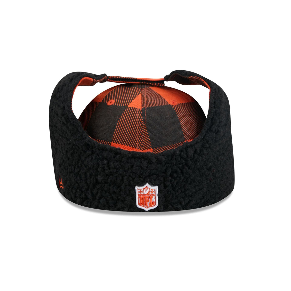 Chicago Bears Plaid Split Panel Dog Ear 59FIFTY Fitted Hat