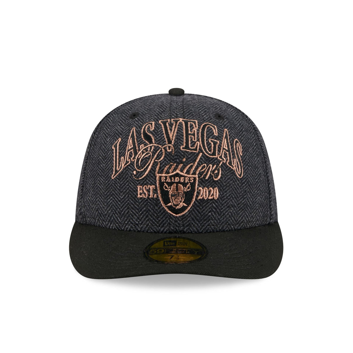 Las Vegas Raiders Black Faux Wool 59FIFTY Fitted Hat
