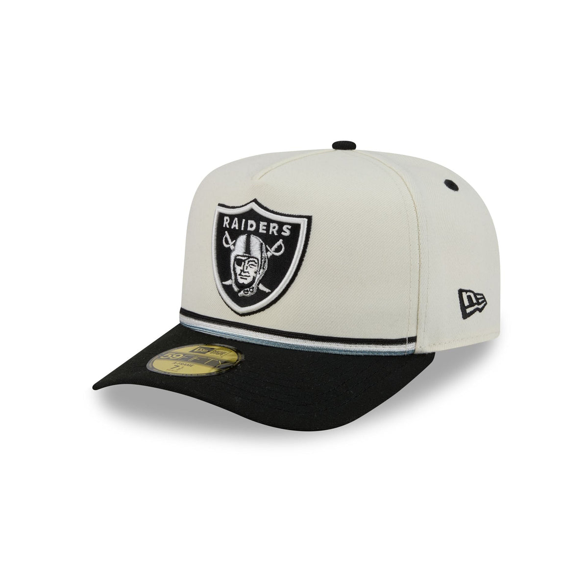 Las Vegas Raiders Vintage Stripe 59FIFTY A-Frame Fitted Hat