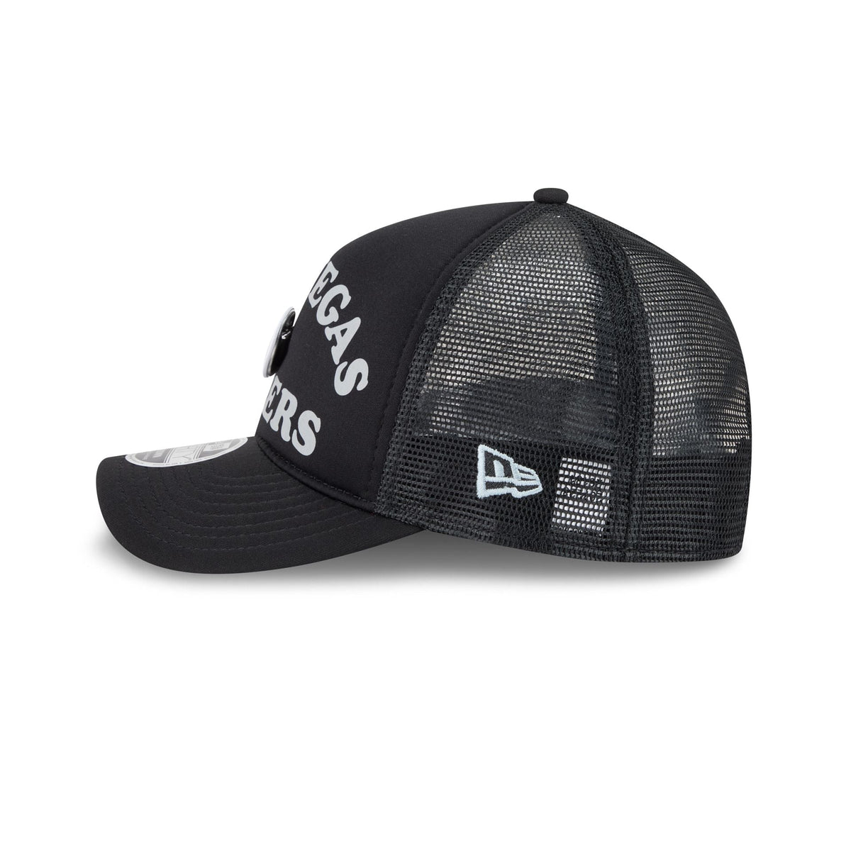 Las Vegas Raiders Button 9FORTY M-Crown A-Frame Trucker Hat