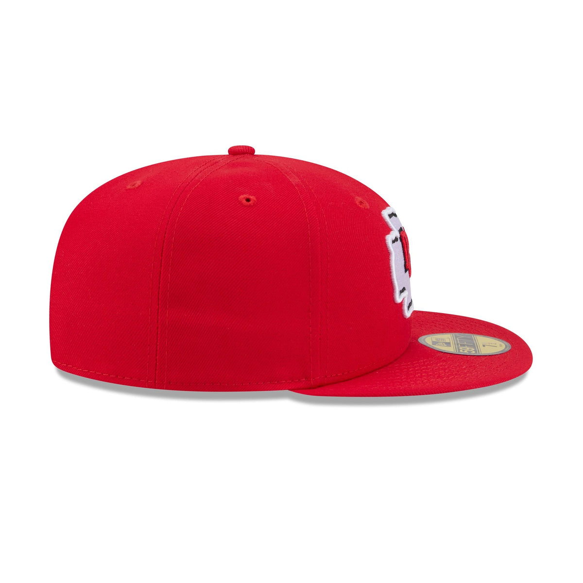 Kansas City Chiefs Side Script 59FIFTY Fitted Hat