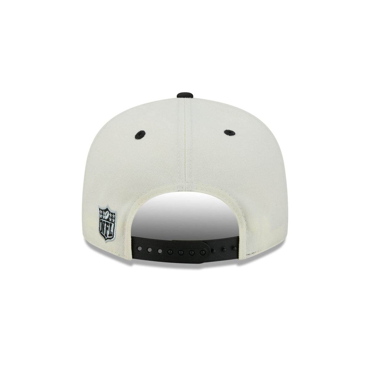 Las Vegas Raiders Classic Stacked Chrome 9FIFTY Snapback Hat