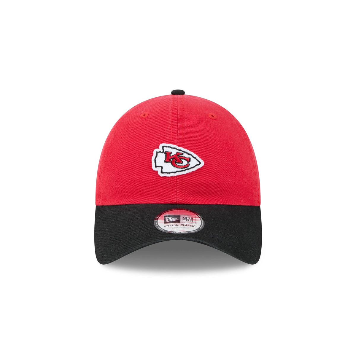 Kansas City Chiefs Mini Logo Two Tone Casual Classic Adjustable Hat