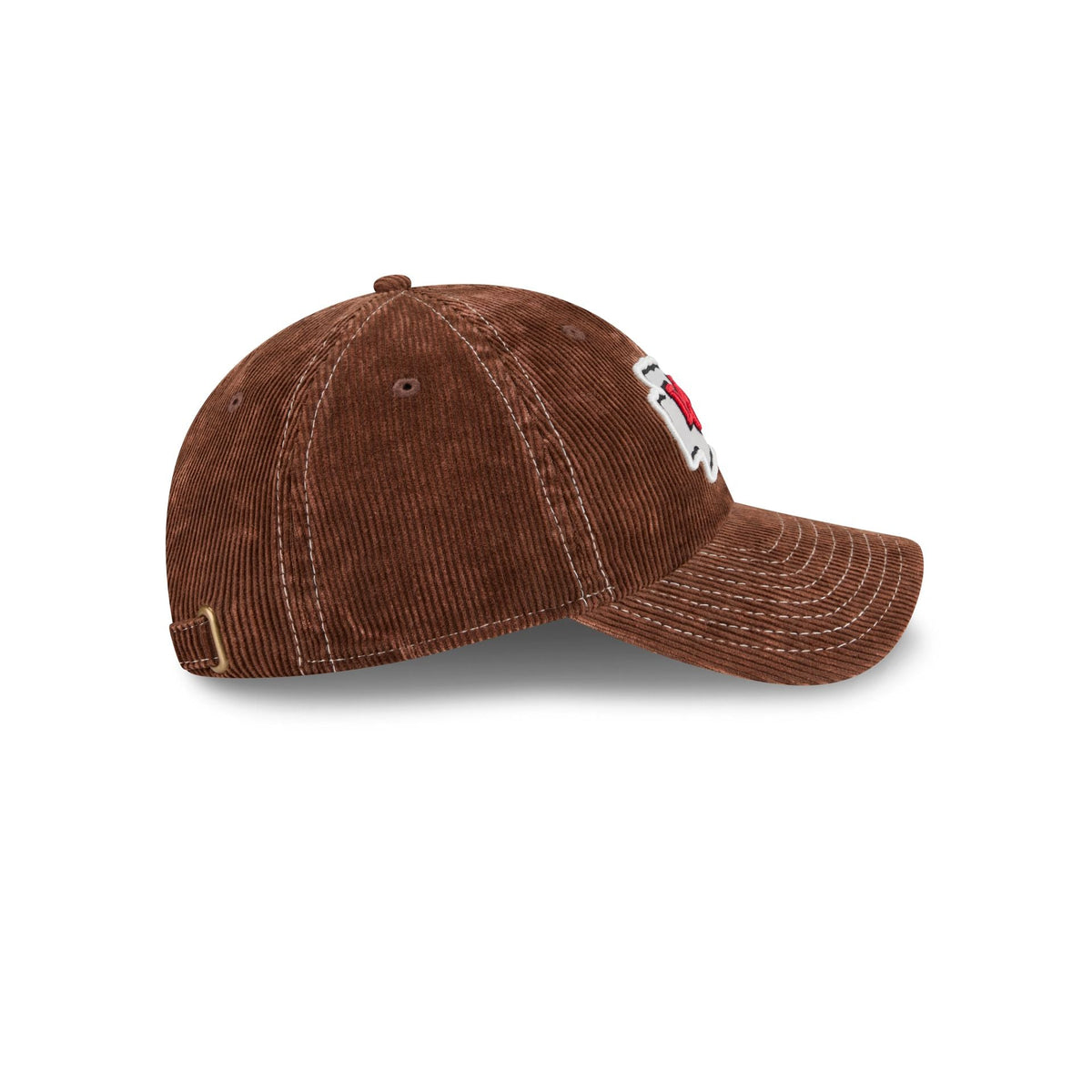 Kansas City Chiefs Washed Brown Corduroy Casual Classic Adjustable Hat