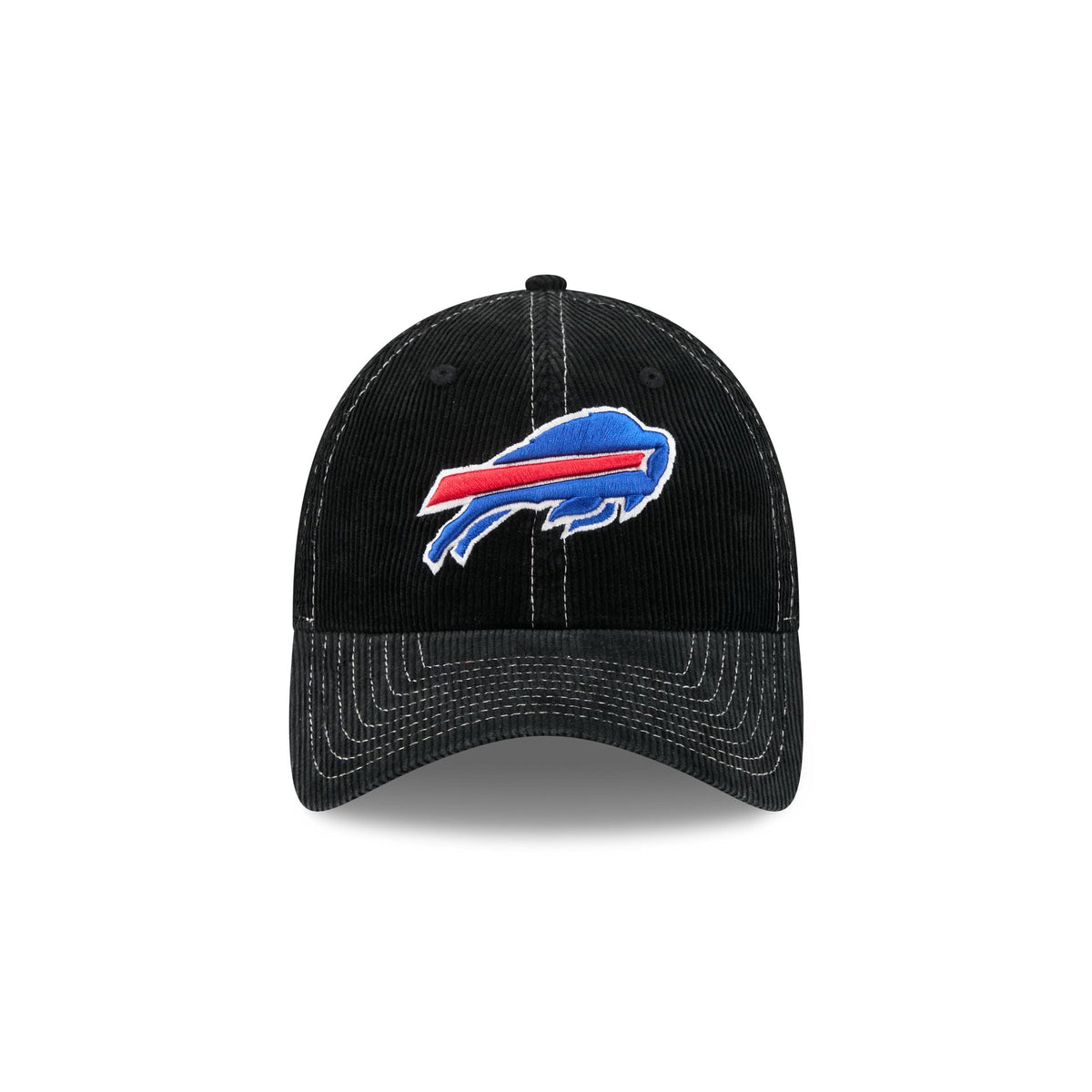 Buffalo Bills Washed Black Corduroy Casual Classic Adjustable Hat