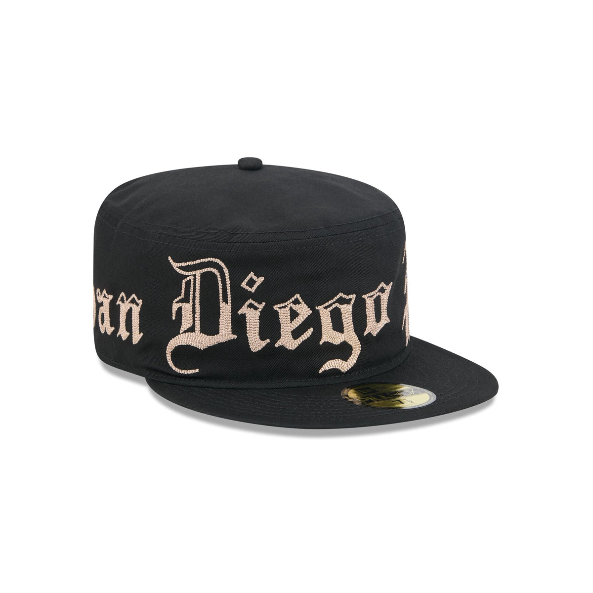 San Diego Padres Gothic Lettering Pillbox Hat